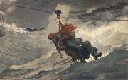 Winslow Homer The Life Line (mk44) oil painting reproduction